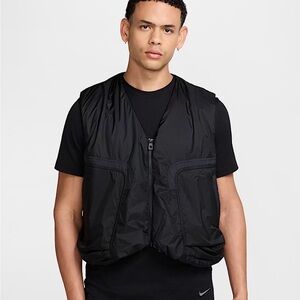 Nike Tech Men's Woven Size Large Vest Black HM4262-010 NWT